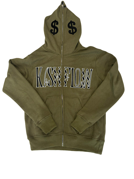 "GREEN STACKS" TASTE THE RICHES FULL ZIP UP